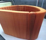 Orange Yellow Filter Material Full Glue Free From Curing Eco Oil Filter Paper