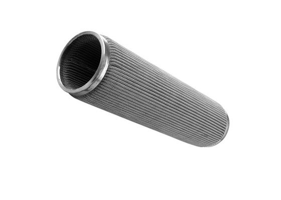 Sintered Stainless Steel Filter Element Metal Fiber Pleated For Industry