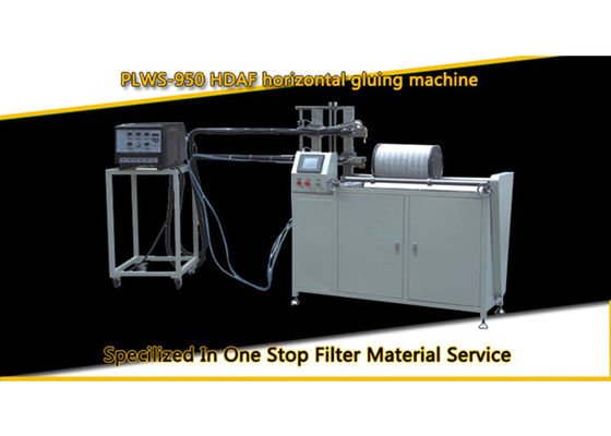 length 950mm Horizontal Gluing Heavy Duty Air Filter Making Machine