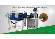 fabric pleating machine industrial pleating hot melt machine  PLLG-1 semiauto cabin air filter gluing machine