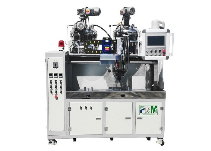 380V 50Hz Rotary Pleating Machine PLM-PU-2 Double Station PU Glue Injection Machine