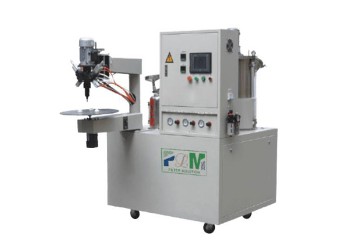 PLAB-2 Two Component Glue Making Machine For Air Filters 20pcs/Min Filter Gluing Machine