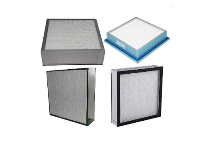 Aluminum Frame HVAC Plate Air Conditioning Filter Industrial Hepa Air Purification