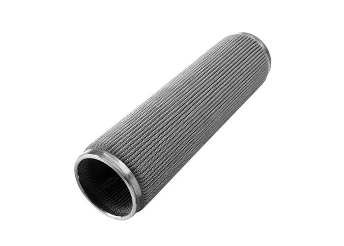 Sintered Stainless Steel Filter Element Metal Fiber Pleated For Industry