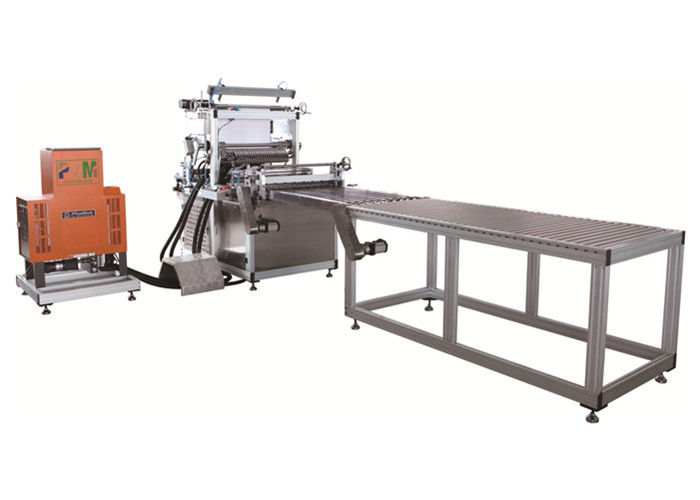 HEPA Filter Full Auto PP Intermittent Gluing Production Line Max Width 700mm