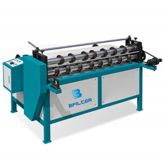 Heavy Duty Mesh Cutting 1250mm Air Filter Machine 20m/Min LM-FW-4