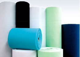 Polyester Synthetic Fibre Filter Material Roll Media Non Toxic