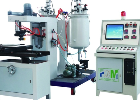 PU-20F Full Auto Casting Machine On Seal Packing In Filter Element