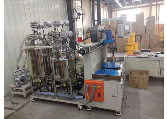 2.75KW Double Station Filter Gluing Machine PU Glue Injection